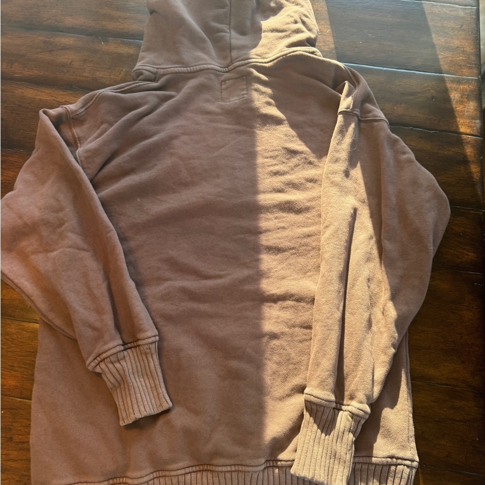 Aerie Brown Hoodie Sweater- Size XS - Picture 7 of 10